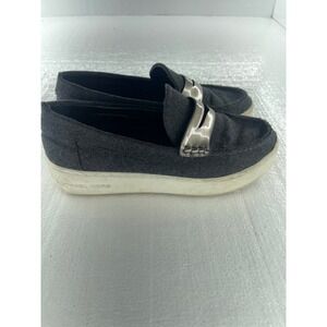 Michael Kors Gray Textile‎ Loafer Slip On Comfort Shoes Size 9M
